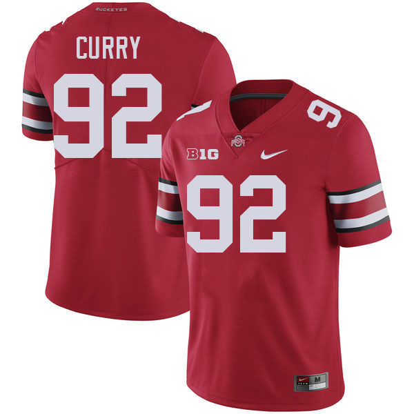 Caden Curry Ohio State Buckeyes Jersey College Football Uniforms-Red